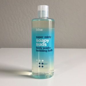 NWT Bliss Super Minty Body Wash & Bubbling Bath
